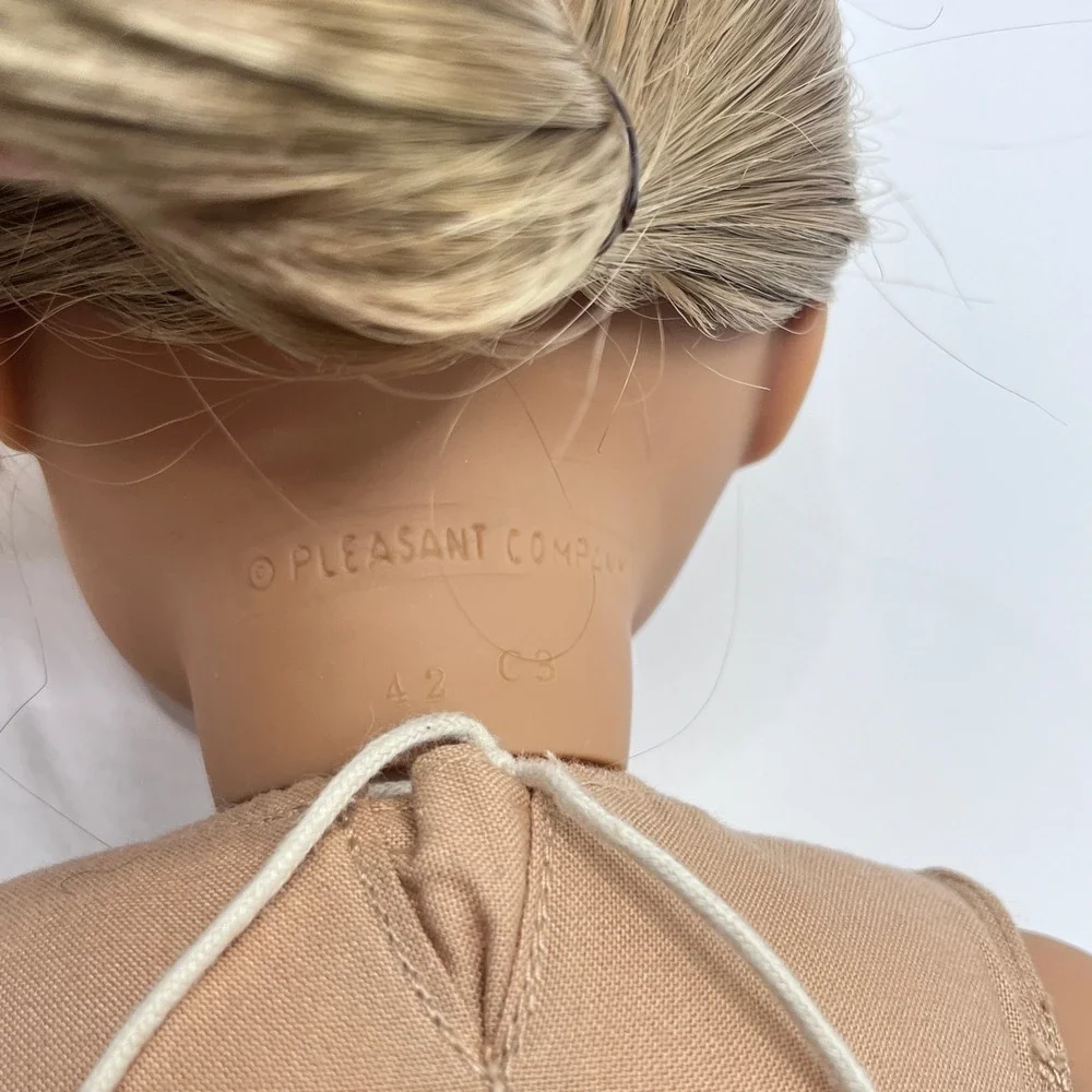 American Girl Blonde Hair Blue Eyes 2008 Tag